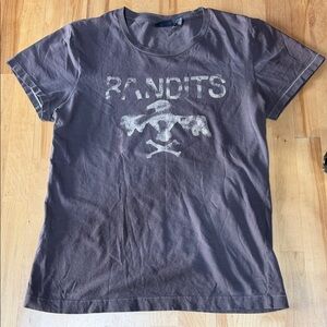 American Eagle Outfitters - Size Small  Bandits Graphic Tee - Asphalt Gray
